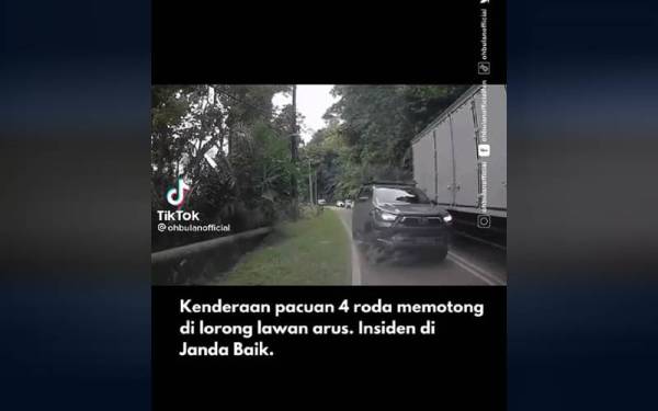 Pemandu pacuan empat roda akan dipanggil polis