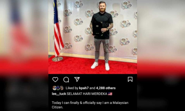 Lee Tuck kini warganegara Malaysia