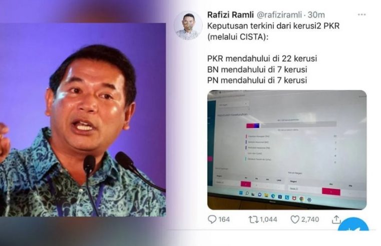 PH sedang mendahului 22 kerusi: Rafizi