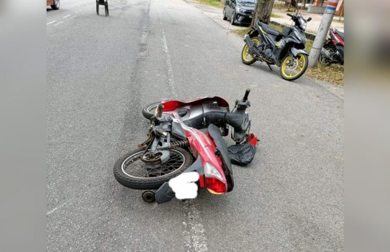 Penunggang motosikal diserang sawan maut kemalangan