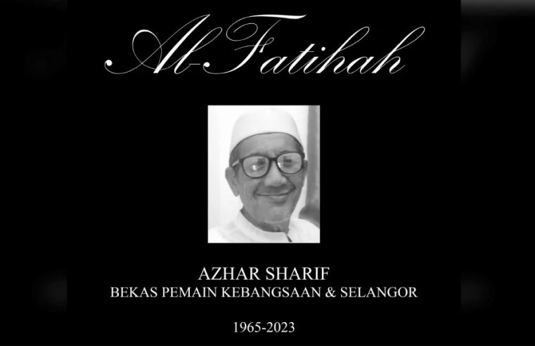 Pemain era 80-an Azhar Sharif meninggal dunia