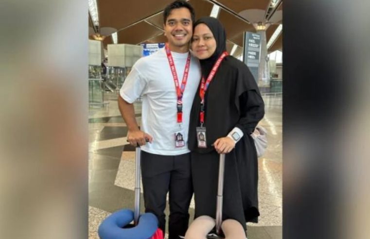 Alif Satar, isteri berlepas ke Makkah tunai haji