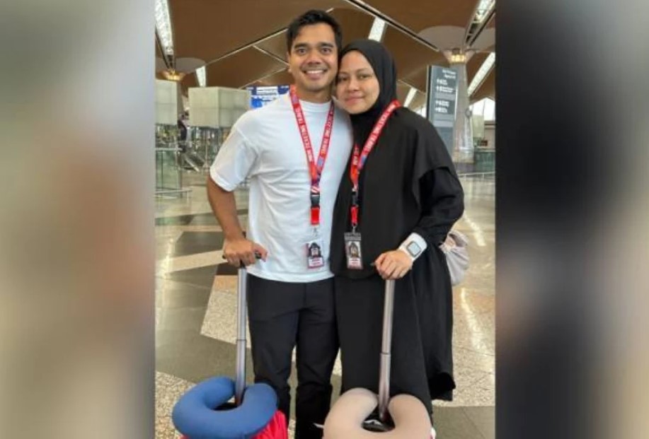 Alif Satar, isteri berlepas ke Makkah tunai haji