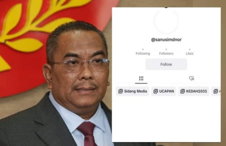 Akaun TikTok Sanusi disekat?