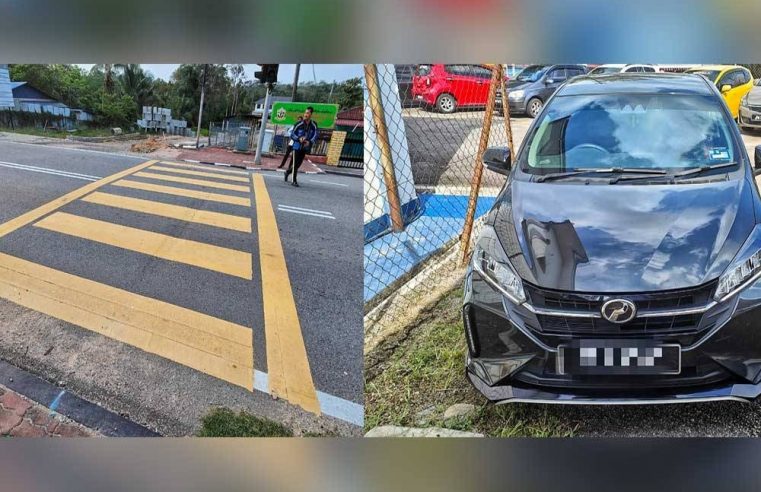 Murid Tahun Empat cedera, kereta tak sempat berhenti