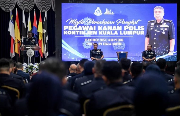 44 pegawai polis KL dinaikkan pangkat DSP, ASP