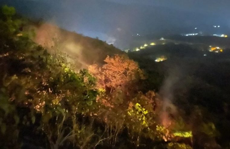 Bukit Broga terbakar, bomba sedang giat padam kebakaran