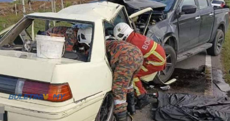 3 maut, lima cedera kemalangan di Jalan Kunak-Tawau